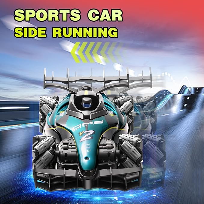4DRC Y2 RC Cars 1:12 Scale Control Stunt Car with Gesture Controller Off Road Monster Truck 2.4Ghz RTR All Terrain Hobby 20KM Truck 8 12 14 Boy Kids Toys Adult Gifts 2 Battery