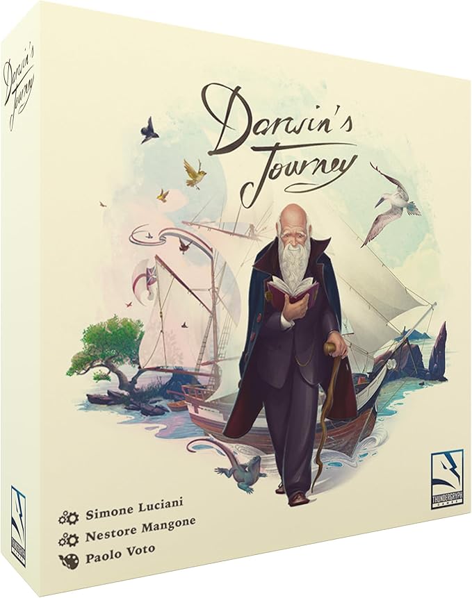 Darwin's Journey Board Game - Evolutionary Strategy Game of Exploration Discovery and Adventure Family Fun for Teens &amp Adults Ages 14+ 1-4 Players 30-120 Min Playtime