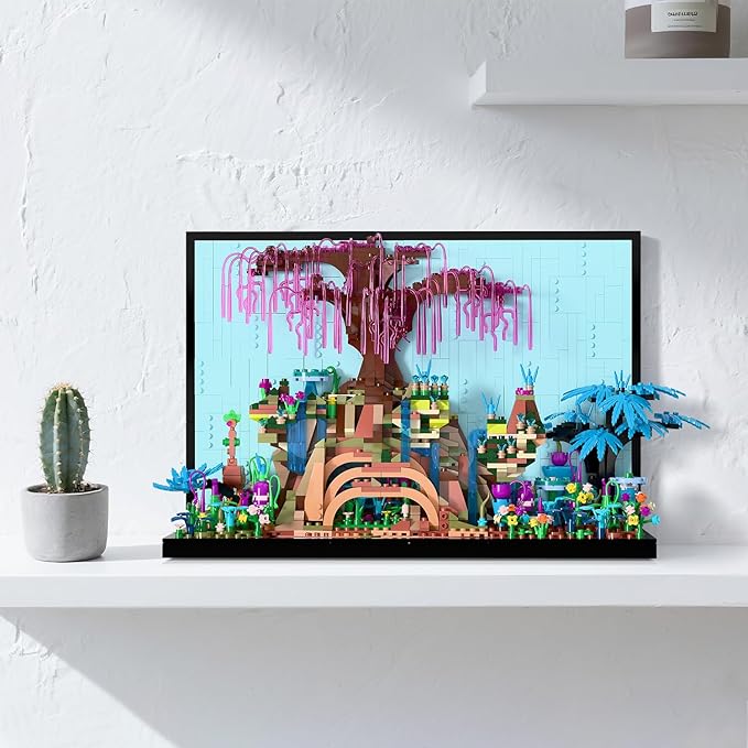 Micro Brick Tree of Life Building Set Creative Nature World Model 3D Wall Art Home Office Decoration or Table Display Collectible Display Set Ideas Gift Building Toy for AdultsTeens Ages 8+ Kids