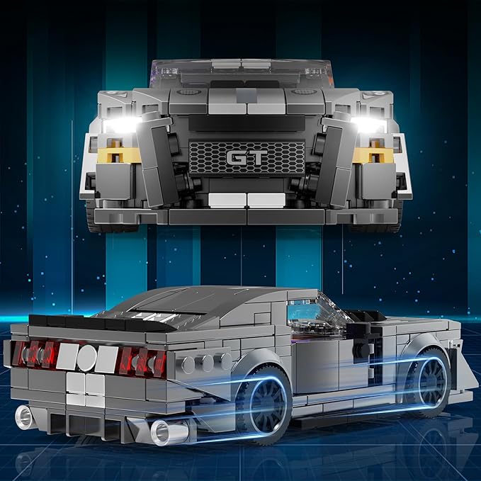 HIGH GODO Super Sports Car Building Set Racing Car Building Kits for Adults and Teens 14+Collectible Model Cars Construction Blocks Toys Gifts (476 Pieces)
