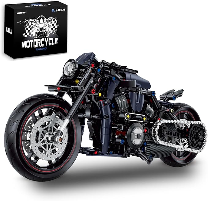 1:8 Motorcycle Building Blocks Toy Kit 623PCS for Adults and Motorcycle Enthusiasts Collectible Building Toy for Adults Birthday Gifts Build A Model Motorcycle