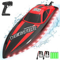 VOLANTEXRC RC Boat 20MPH Fast Remote Control Boat for Adults 2.4Ghz Toy Boat for Pools and Lake with 2 Rechargeable Batteries Toys Gifts for Adults Red