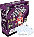 2025 Absolute Football Mega Box with 42 Total Trading Cards + 6 Toploaders + Magnetic Holder and StreetCards Magnet! Look for Kaboom Inserts!