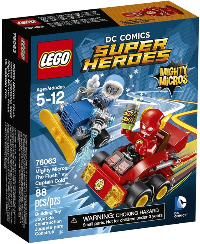 LEGO Super Heroes Mighty Micros: The Flash vs Captain Cold 76063 Building Kit (88 Piece)