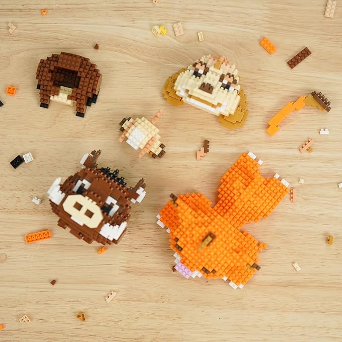 Lion Warthog Meerkat Mini Building Blocks Sets Not Compatible with Lego Animals 1856 PCS Micro Mini Building Toy Bricks for Adults Party Favors for Kids Boys Girls 14+