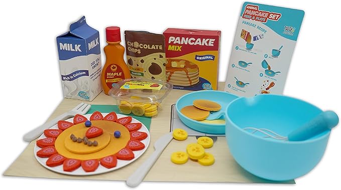 Tasty Junior Animal Pancake Adventure Set: Whimsical Breakfast Fun for Little Chefs