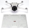 WRAPGRADE Skin Stickers Compatible with DJI Mini 4 Pro | Full Wrap (Madagascar Pearl)