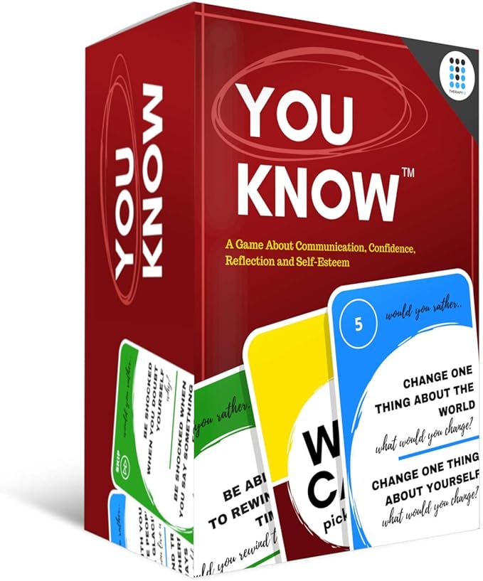 You Know Social Skills Games and Therapy Games A Fun Game That Opens Communication and Encourages Meaningful Conversations to Establish Relationships