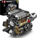 Mould King 10131 W16 Engine Building Blocks Sets V8 Engine Model kit That Run Build Your Own STEM Model Engine 16-Cylinder Car Engine Building Engineering Toys(952+PCS)