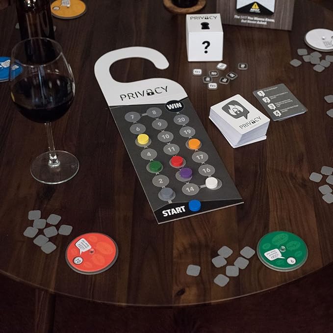 Privacy - Adult Party Game | 18+ Board Game | Fun Drinking Game to play with Friends | Reveal your friends secrets with the hilarious Privacy Card Game | Anonymously Answer NSFW Questions