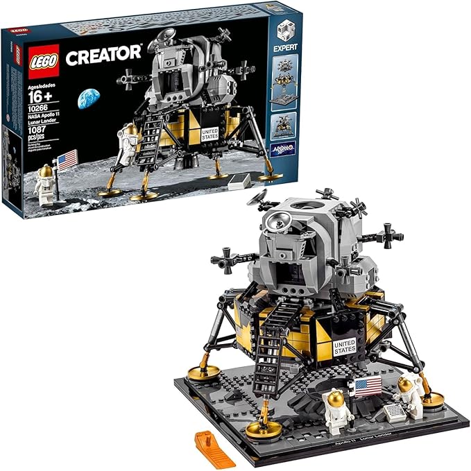 Lego Creator Expert N.A.S.A Apollo 11 Lunar Lander 10266 Building Kit 1087 Pieces