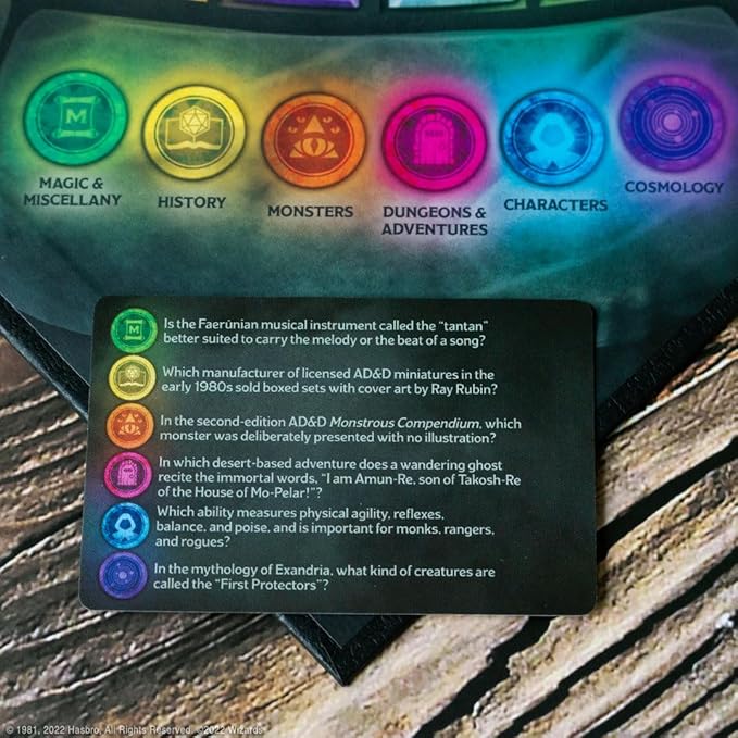 Trivial Pursuit: Dungeons &amp Dragons Ultimate Edition | Collectible Trivia Board Game Featuring 6 Monster Movers and 1800 Questions Across 6 Categories | Officially-Licensed D&ampD Game &amp Merc