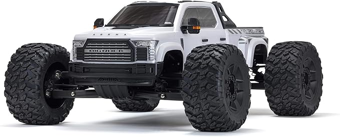 ARRMA RC Truck Big Rock 6S 4WD BLX 1/7 Monster Truck RTR (Battery and Charger Not Included) White ARA7612T3