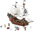LEGO Creator 3 in 1 Pirate Ship Building Set Kids can Rebuild The Pirate Ship into an Inn or Skull Island Features 4 Minifigures and Shark Toy Makes a Great Gift for Kids Ages 9+ Years Old 31109