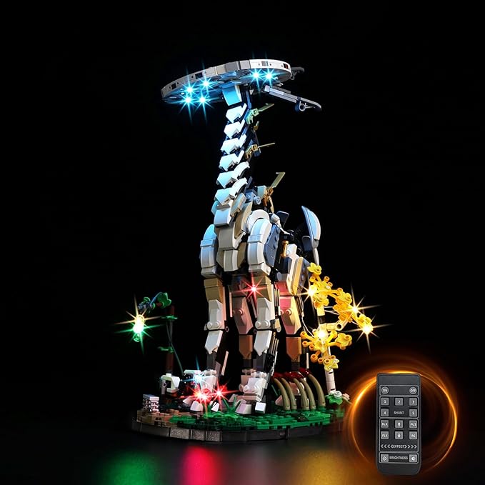 BrickSoul Led Light Kit for Lego 76989 Compatible with Horizon Forbidden West:Tallneck Building Set Lego Light Kit Light Up Legos Tallneck - NO Lego Blocks Set (RC Version)
