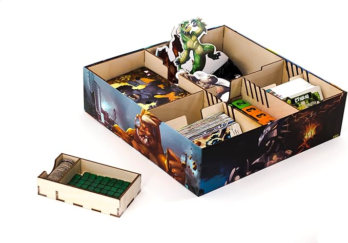 IELLO: King of Tokyo New Edition Strategy Board Game Space Penguin Included in the Box For 2 to 6 Players 30 Minute Play Time For Ages 8 and Up