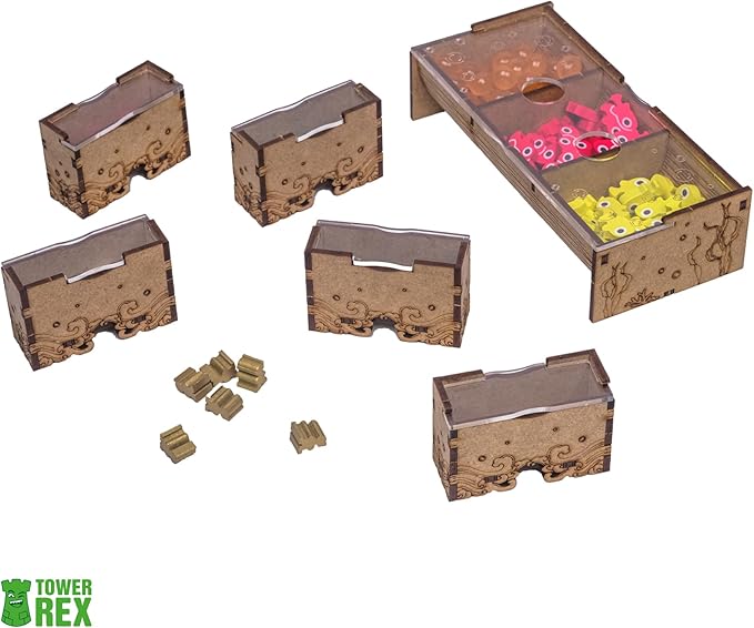 Towerrex Organizer for Finspan Board Game Insert for Finspan Board Game
