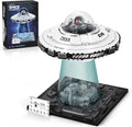 BNG UFO Space Building Blocks UFO Toy Building Sets Galaxy Star Spaceship Building Kit Home Office Decor Creative Gift for Girls and Boys 8-14