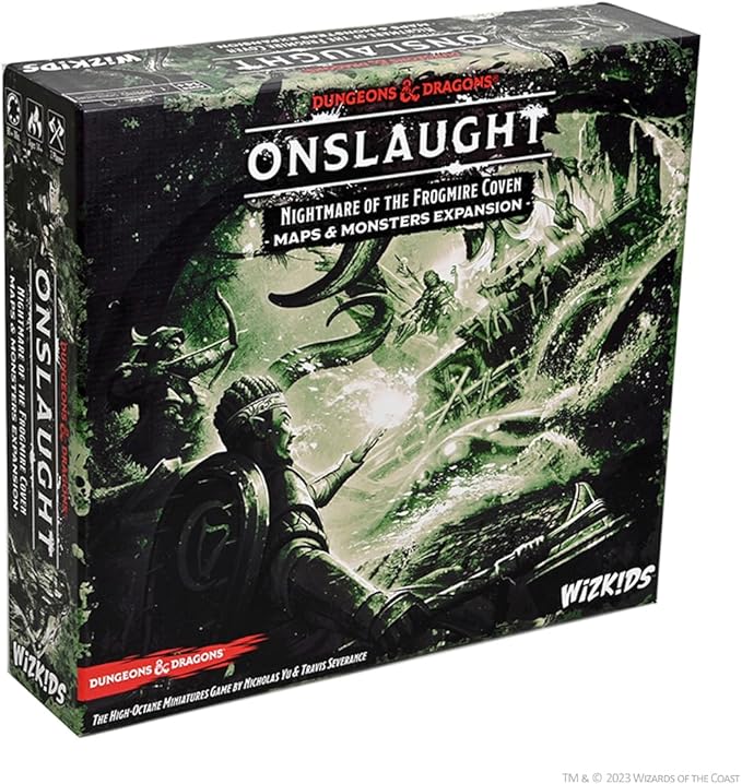 Dungeons &amp Dragons Onslaught: Nightmare of The Frogmire Coven - Maps &amp Monsters Expansion