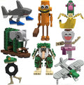 8 Pcs Italian Brainrot Action Building Blocks SetTralalero Tralala Collectible Figurines.Viral Desk Decor Giftfor Kids Boys Girls and Adults