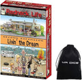 Redneck Life Second Expansion: Livin' the Dream Board Game Bundle with Mr Dice Drawstring Bag