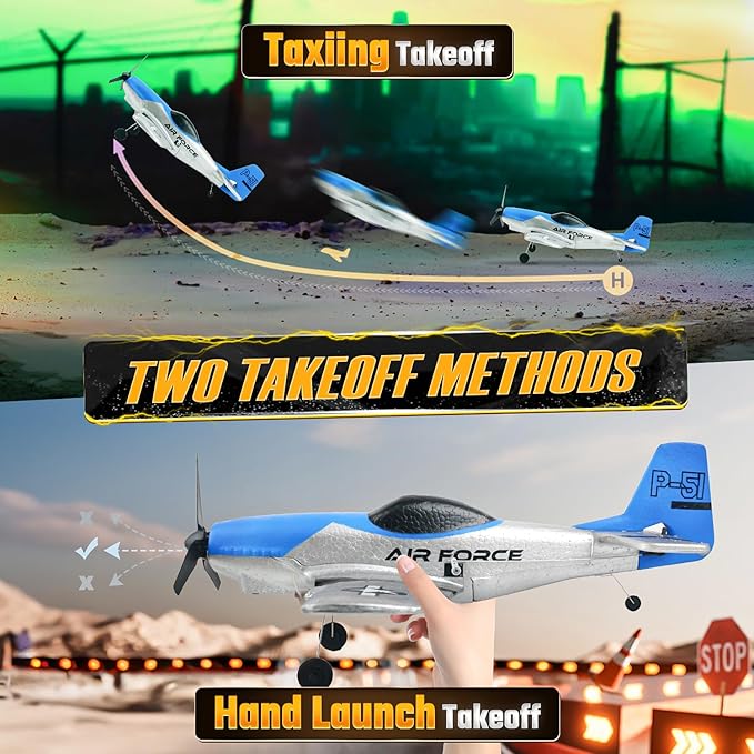 BEZGAR RC Plane Drones for Kids 6-axis Gyro Remote Control Airplane RC Helicopter Easy Control for Beginners Toys
