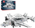Reobrix E-2 Hawkeye Military Airplane Building SetWarning Aircraft Fighter Jet Model Kits 33029Airborne Building Toy for Adults Boys 14+ Home Decor Gift for Adult 1126PCS