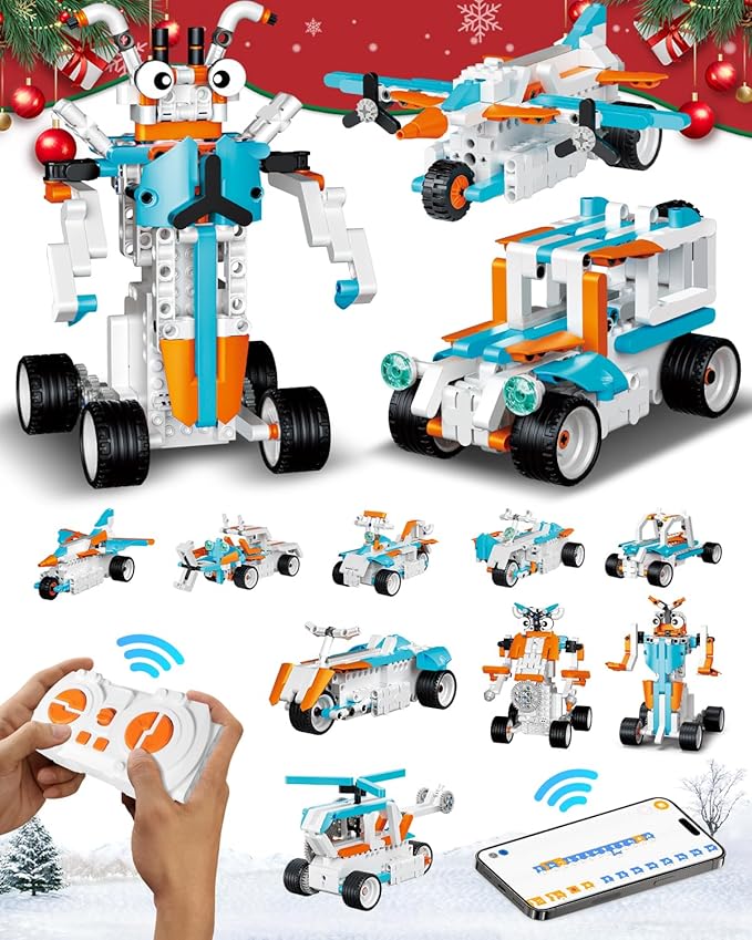 Robot Building Toys for Boys 12-in-1 STEM Projects for Kids Ages 8-12