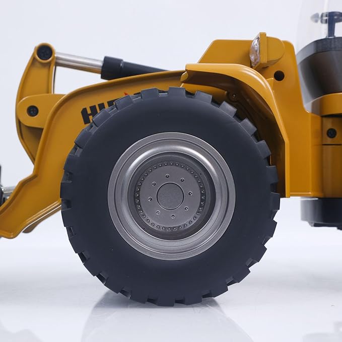 US in Stock 1/14 HUINA Toys 2.4G 10CH Radio Controlled Loader 1583 Electric Lifting System Lights Sound RC Construction Vehicles Assembled Hobby Garde Model for Adult Hobby