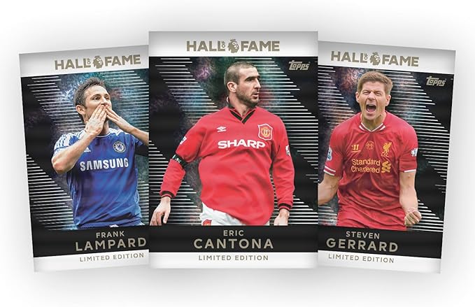 2025 Topps Premier League Debut Edition Cards - Super Tin (50 Cards + 3 Hall of Fame LE)