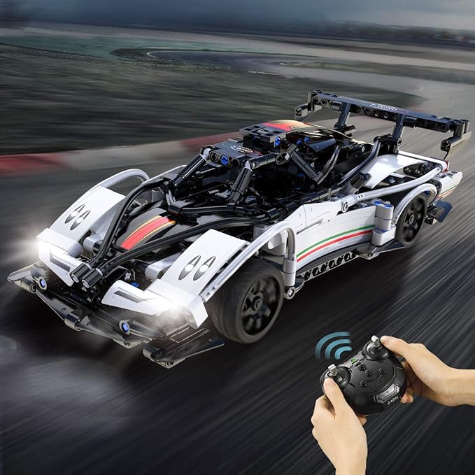 STEM Buidling Toys for 6 7 8 9 10 11 12 + Year Old Boys Girls Gifts Remote Control Car Toy Building Sets RC Race Model Cars Building KitsLearning Toys Best Birthday for Kids (457PCS)
