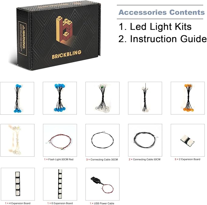 BrickBling LED Lights Compatible with Lego The Milky Way Galaxy Creative Light Kit Compatible with Lego 31212 (Lights Only No Model) (Classic Version Light)