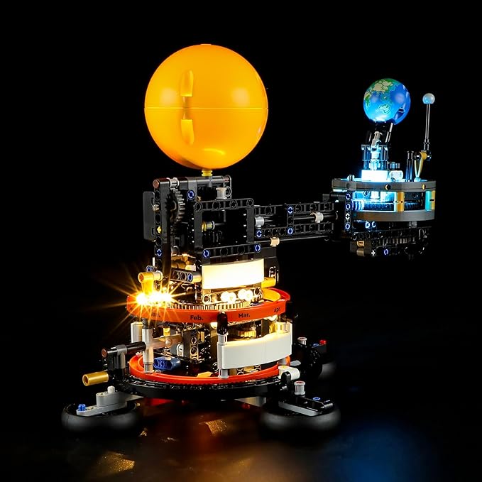 LIGHTAILING Light for Lego-42179 Planet Earth and Moon in Orbit - Led Lighting Kit Compatible with Lego Building Blocks Model - NOT Included The Model Set