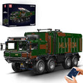 Mould King 20045 Military Vehicles Building Blocks Set RC Heavy All-Terrain Vehicle Box-Style 8X4 Missile Army Truck with 4 Motors Gift for Age 14+/Adult Collections Enthusiasts(4854+ Pieces)