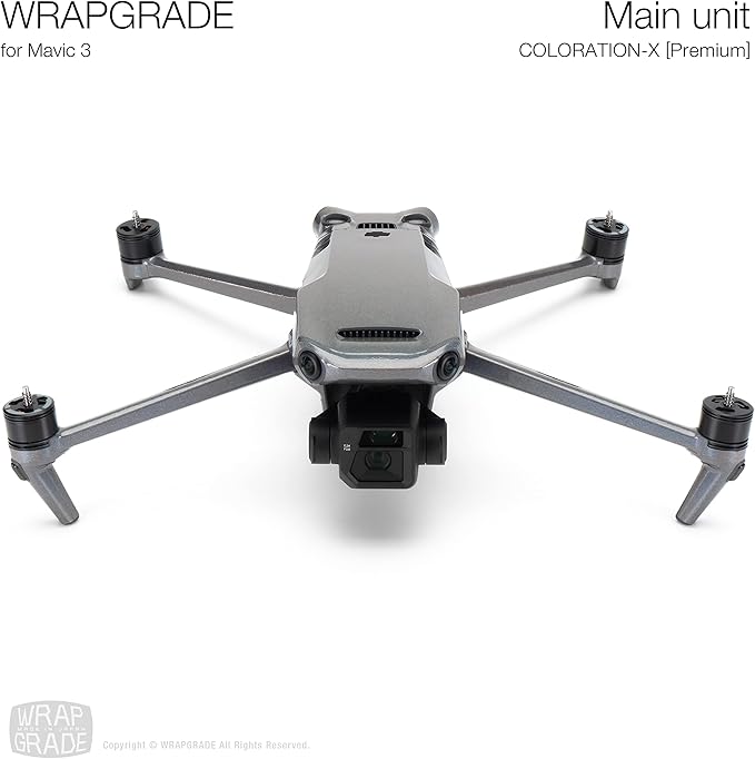 WRAPGRADE Full Skin Stickers for DJI Mavic 3 / Mavic 3 Classic (Coloration-X)