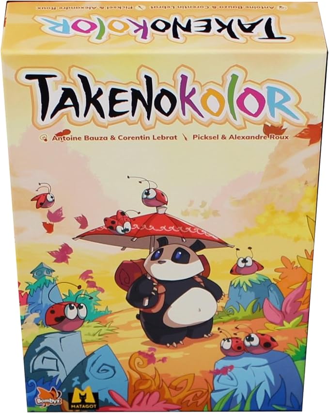 Takenokolor Board Game - Engage in Colorful Gardening Fun with Bamboo Groves! Fun Family Strategy Game for Kids &amp Adults Ages 6+ 2-4 Players 20 Minute Playtime Made by Matagot