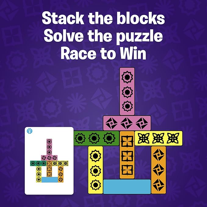 Uzzle 3.0 Board Game &amp Blockwork Bundle – Ultimate Family Fun Pack - Fast-Paced Puzzle Games for Ages 4+ - Multiple Difficulty Levels - 2 to 4 Players