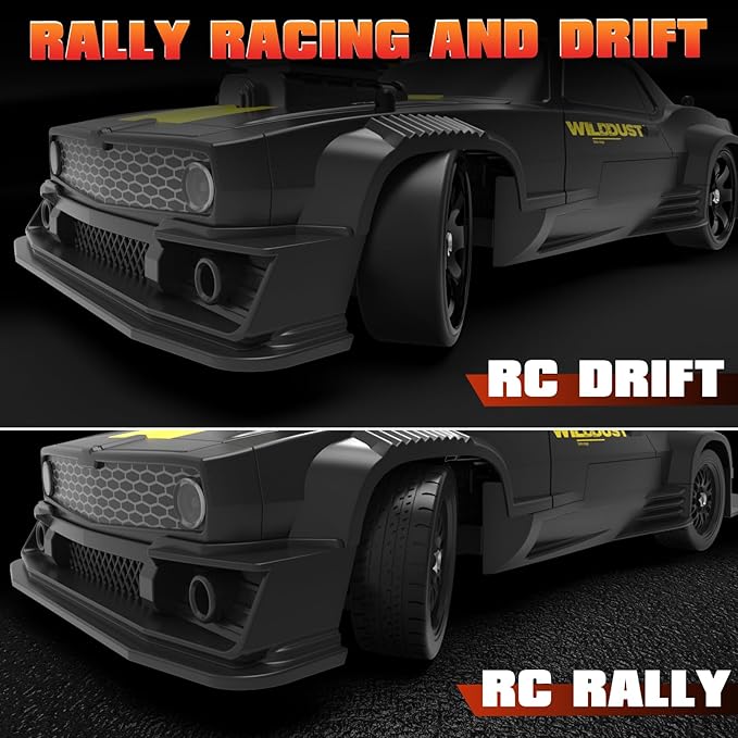 RC Drift Car Fast RC Cars for Adults Drifting Car with Gyro 4WD RTR Full Proportion Remote Control Cars 2.4GHz 1:16 Racing Vehicle with Lights Batteries Sport Toy for Boys Kids