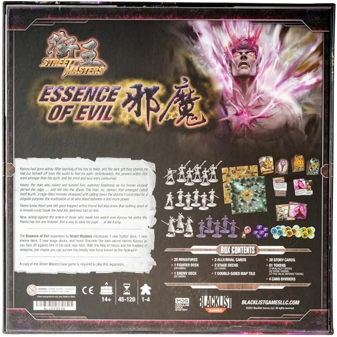 Blacklist Games Street Masters The Board Game: Essence of Evil Expansion