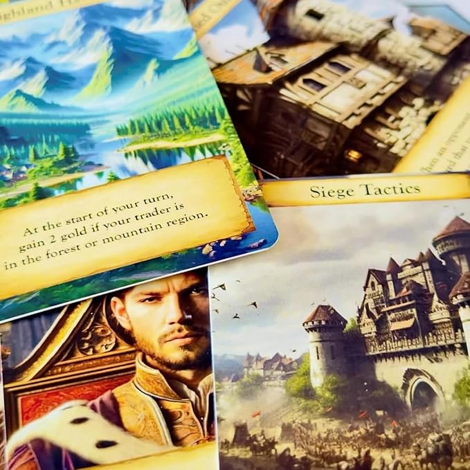 Trade and Triumph Board Game – Strategy Game of Medieval Trade and Resource Management | for Adults and Family | Ages 13+ 2-4 Players 60-90 Minutes