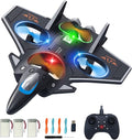 Snugzy Foam RC Plane Remote Control Airplanes for Kids 8-16 360° Flip Stunt Roll RC Airplane with Colorful Lights Airplane Toys Gifts for Boys