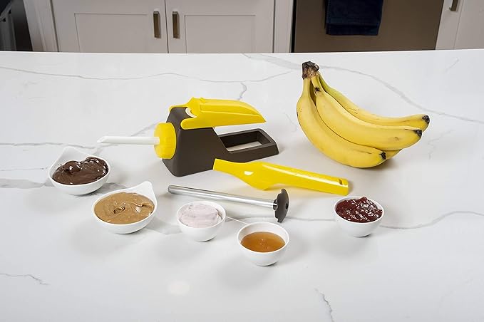 Banana Loca® Kitchen Gadget - Core &amp Fill A Banana While Still In Its Peel