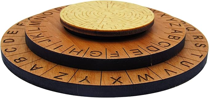Labyrinth Cipher Wheel - Premium Escape Room Decoder Ring and Escape Room Prop