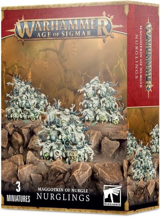 Warhammer Age of Sigmar Maggotkin of Nurgle Nurglings Model Kit
