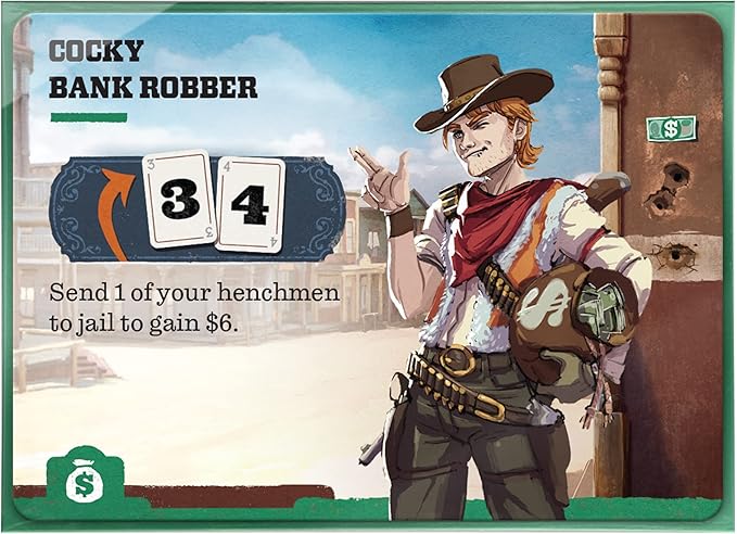 Unexpected Games 3000 Scoundrels Board Game - Wild West Strategy Game for 2-4 Players Ages 12+