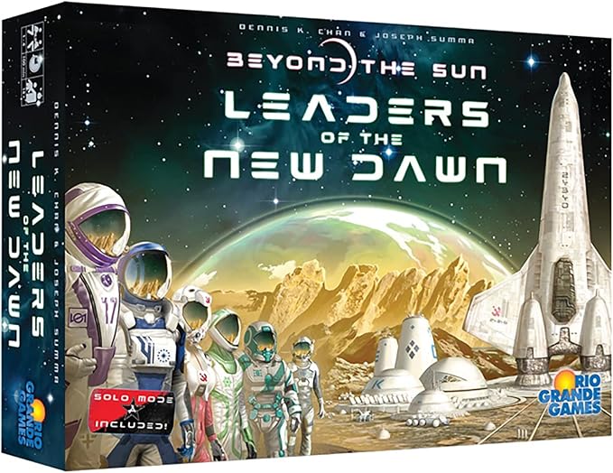 Rio Grande Games Beyond The Sun Leaders of The New Dawn - Space Civilization Board Game Expansion 1-4 Players Ages 14+