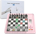 Electronic Chess Set Computer Chess Game Chess Set Board Game Electronic Chess Game LEDs Built-in Battery Great Partner for Play and Practice