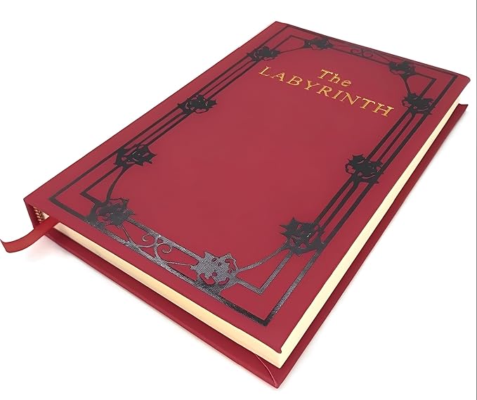 Costumebase The Labyrinth Sarah's Red Book Full Novel Replica Movie Prop Book 1 Set 1 Item 1 Piece PVC Free 228 Pages 7+ Female Vintage