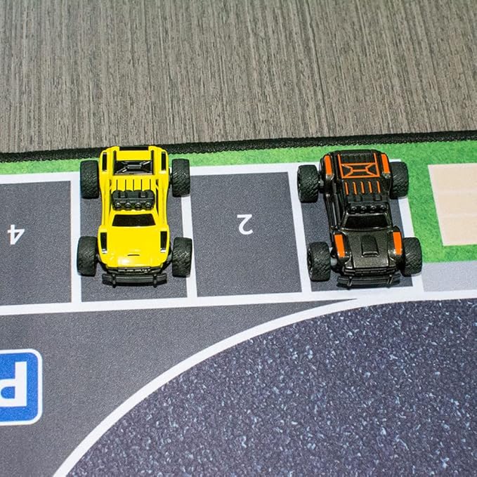 1:76 Turbo Racing Scale RC Sport Car Table Racing Remote Control Mini Model Car Full Proportional RTR Kit Toys (Monster Truck Orange)