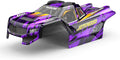 Jetwood RC Car JC14EP Car Shell with Braking Light for RC Truck (Yellow on Pruple)